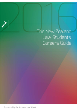 2016The New Zealand Law Students' Careers Guide