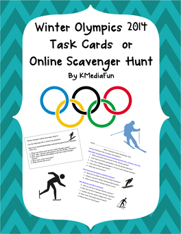 Winter Olympic Scavenger Hunt