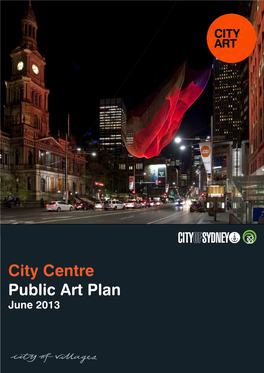 City Centre Public Art Plan June 2013