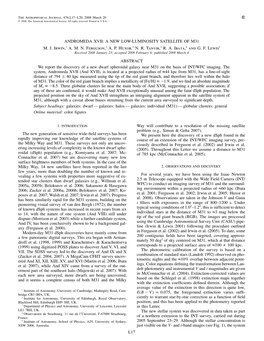 L17 Andromeda Xvii: a New Low-Luminosity Satellite Of