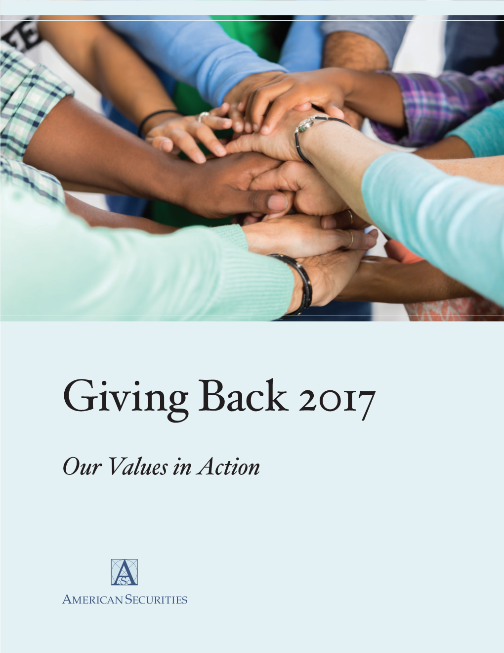 Giving Back 2017