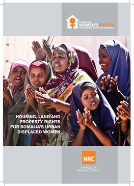 Housing, Land and Property Rights for Somalia's Urban Displaced Women