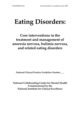 Eating Disorders