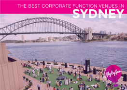 The Best Corporate Function Venues in Sydney