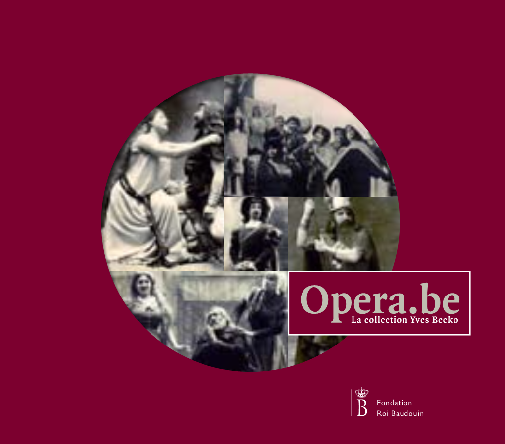 Opera.Be La Collection Yves Becko