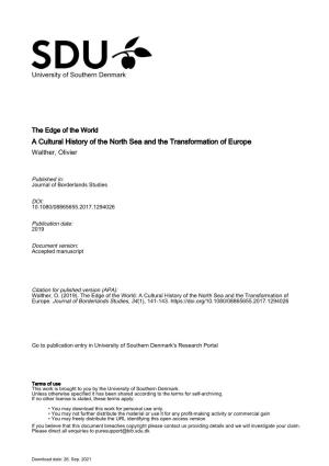 A Cultural History of the North Sea and the Transformation of Europe Walther, Olivier