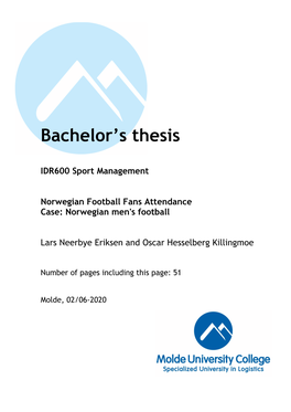 Bachelor's Thesis