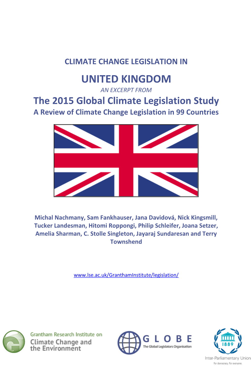 Climate Change Legislation in United Kingdom