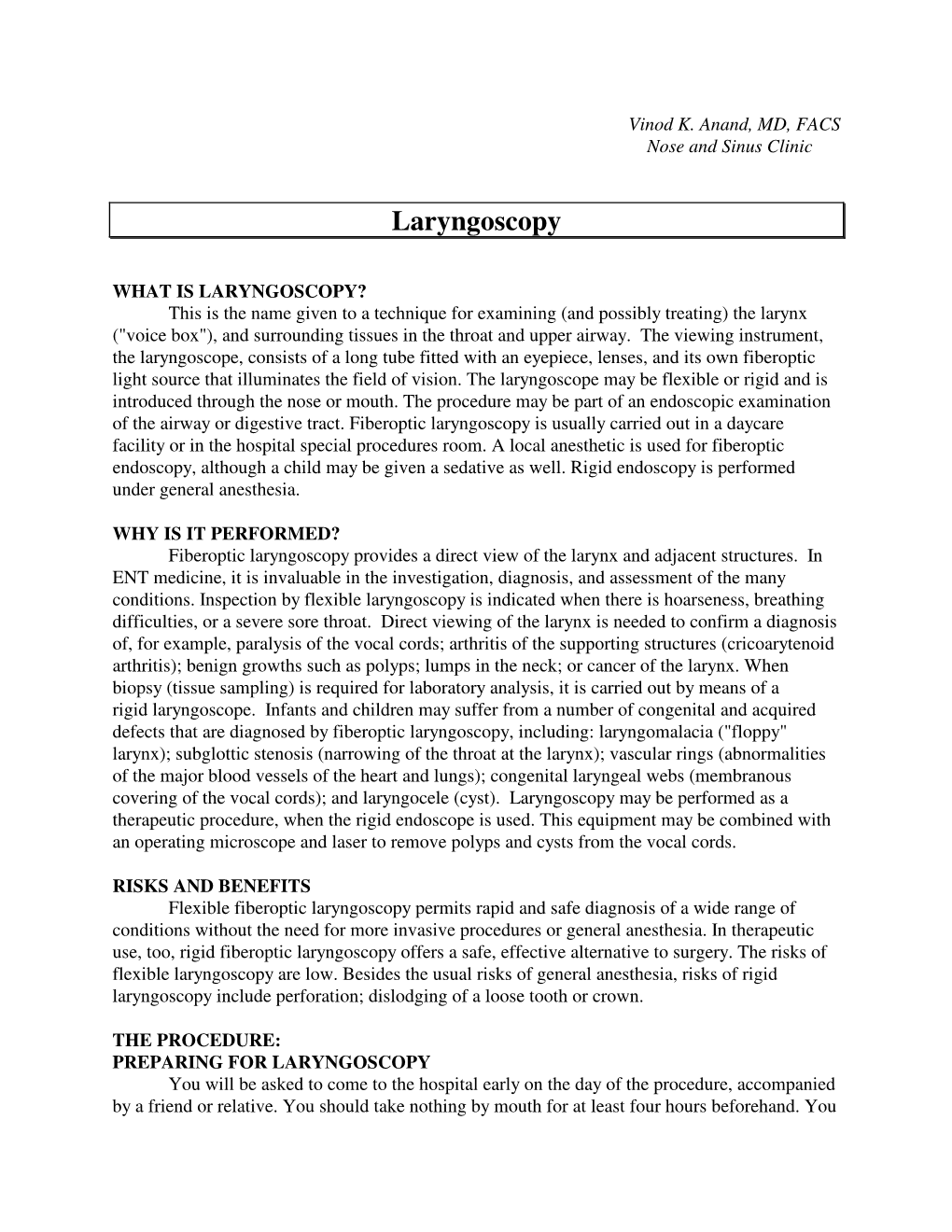 Laryngoscopy (Pdf)