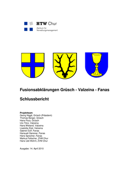 Schlussbericht Gruesch Valzeina Fanas Stand 14.04.10