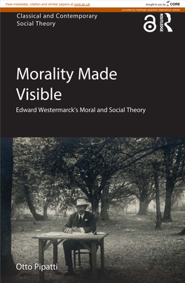 Edward Westermarck's Moral and Social Theory
