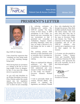 NJPCAC Winter 2014 Newsletter