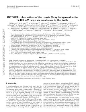 INTEGRAL Observations of the Cosmic X-Ray Background in the 5-100 Kev