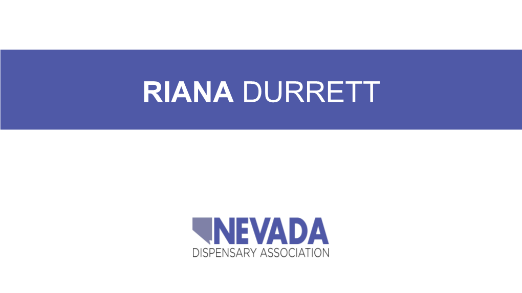 Riana Durrett Introduction