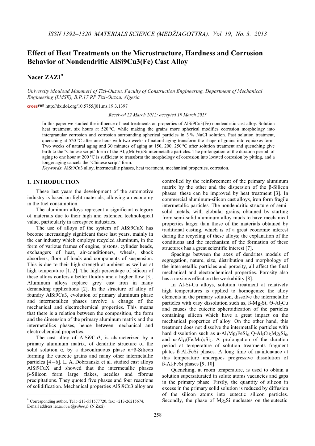 Analysis of Silver Nanoparticles Produced by Chemical Reduction Of