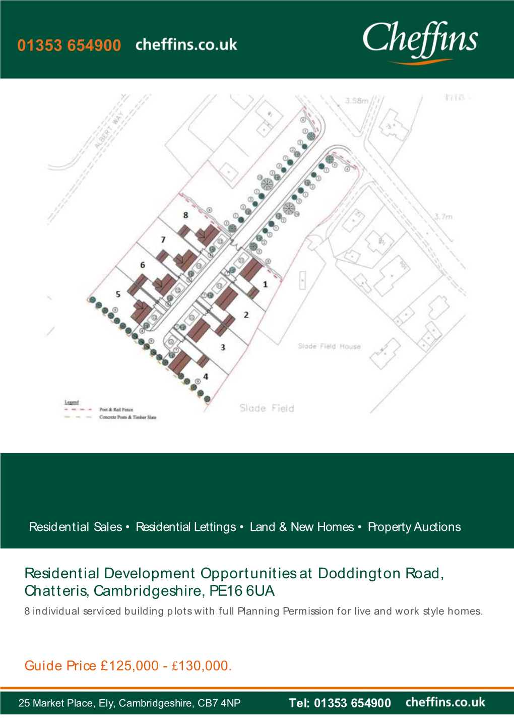 Residential Development Opportunities at Doddington Road, Chatteris, Cambridgeshire, PE16 6UA