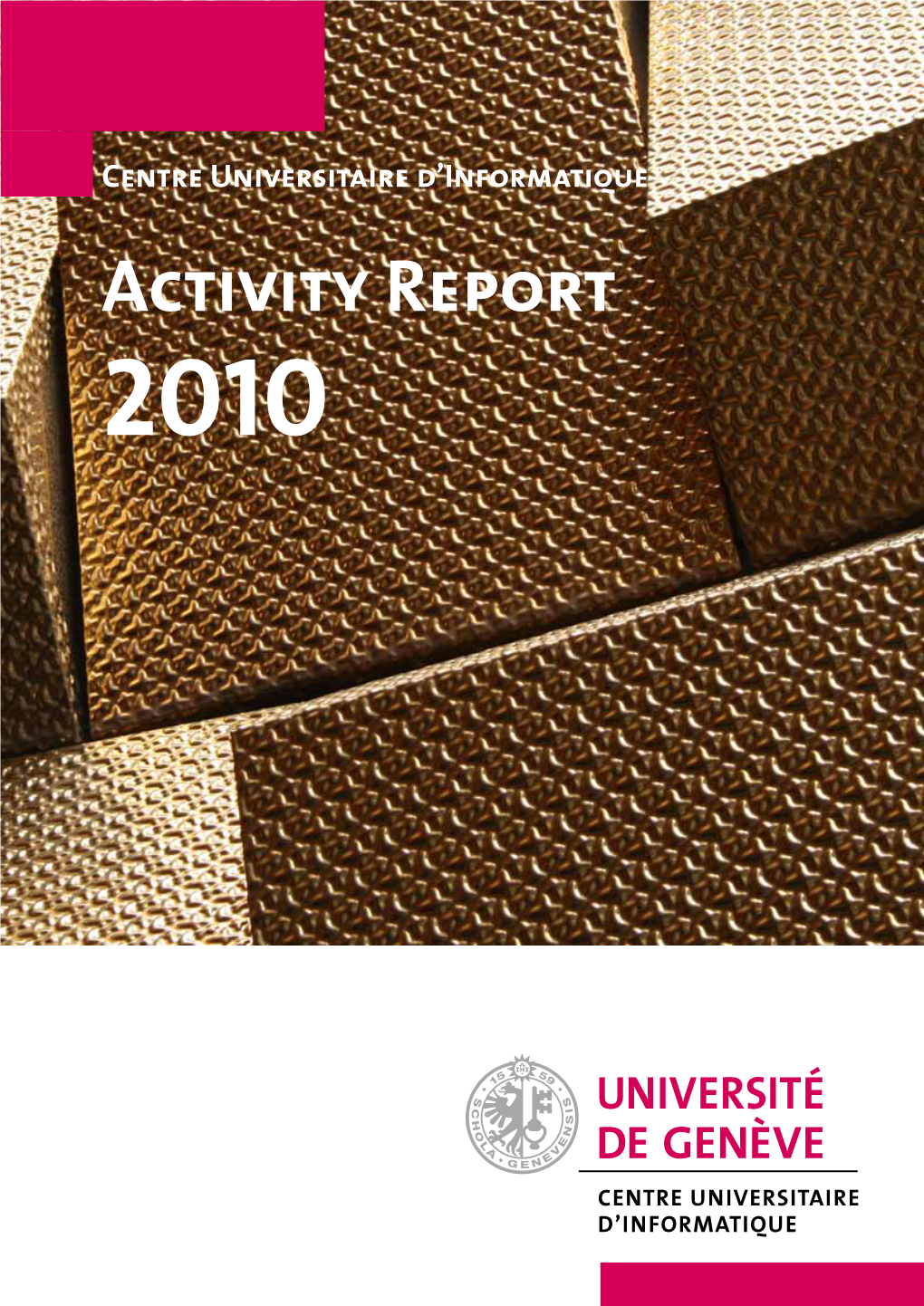 Activity Report 2010 UNIVERSITY of GENEVA Centre Universitaire D’Informatique Battelle - Bâtiment a 7, Route De Drize CH-1227 Carouge Cui.Unige.Ch Foreword 5