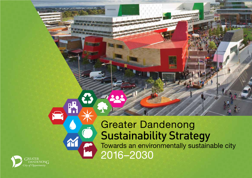 Sustainability Strategy Towards an Environmentally Sustainable City 2016–2030