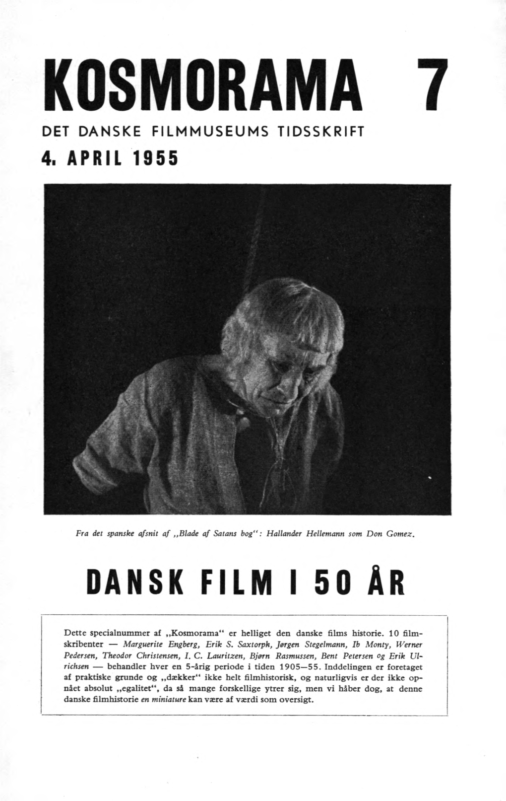 Kosmorama 7 Det Danske Filmmuseums Tidsskrift 4