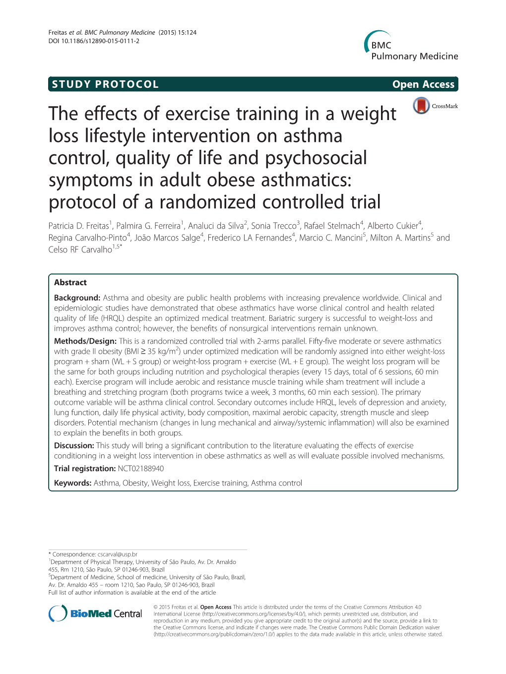 The Effects of Exercise Training in a Weight Loss Lifestyle Intervention On