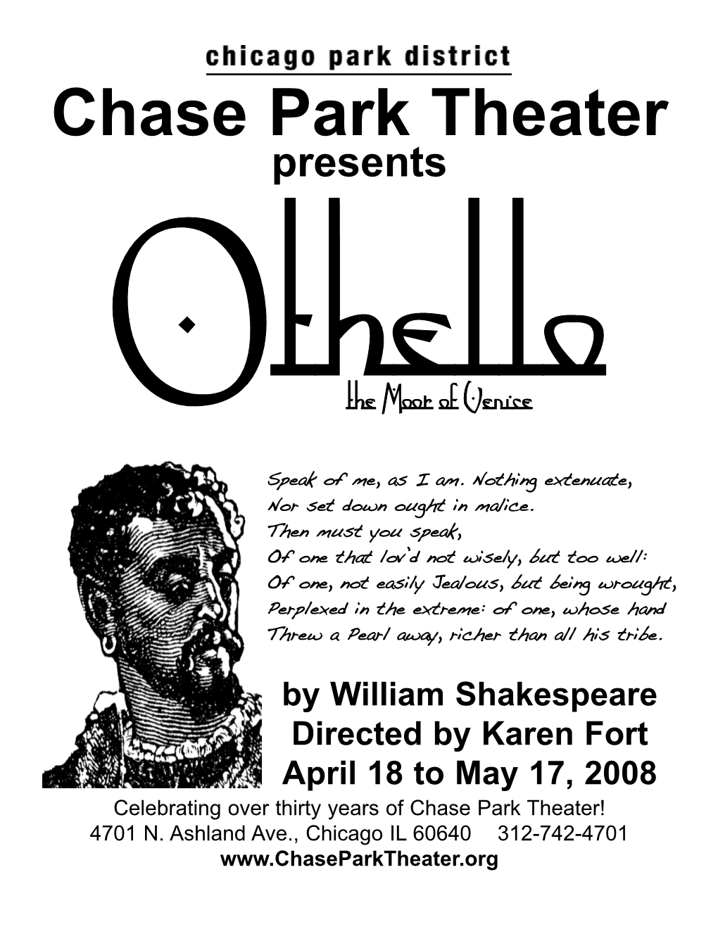 Othello Chasepkthtr.Qxp Chasepkthtr Program2