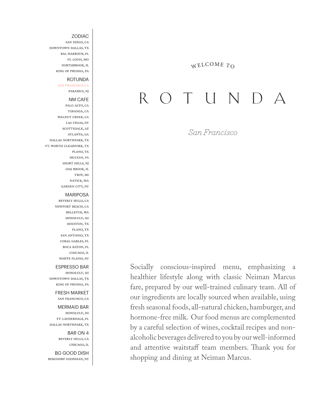 012 Rotunda Menu