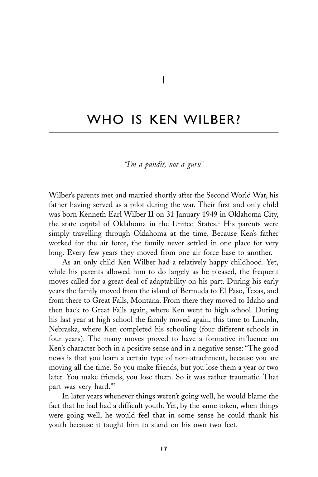 Who Is Ken Wilber?