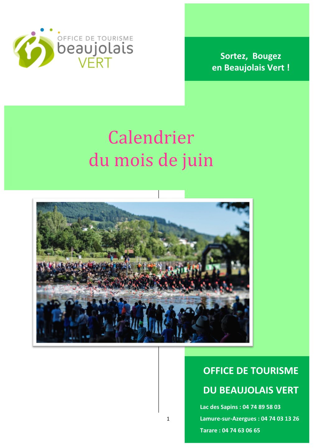 Calendrier Du Mois De Juin