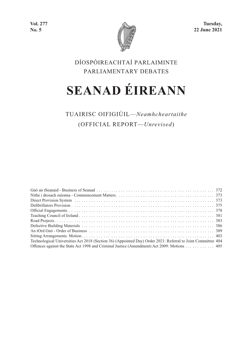 Seanad Éireann