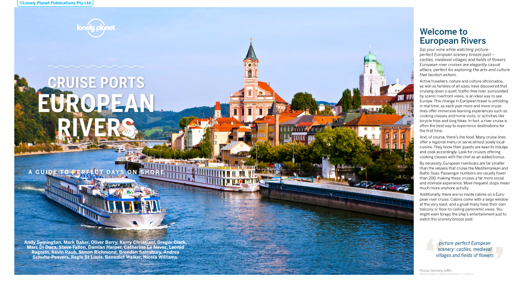 European Rivers Sip Your Wine While Watching Picture- Perfect European Scenery Breeze Past – Castles, Medieval Villages and Fields of Flowers