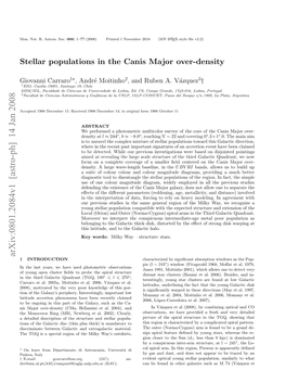 Stellar Populations in the Canis Major Over-Density 3