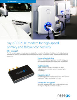 Skyus™ DS2 LTE Modem for High-Speed Primary and Failover