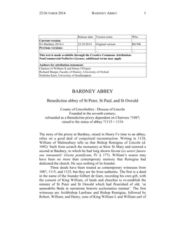 Bardney Abbey 1
