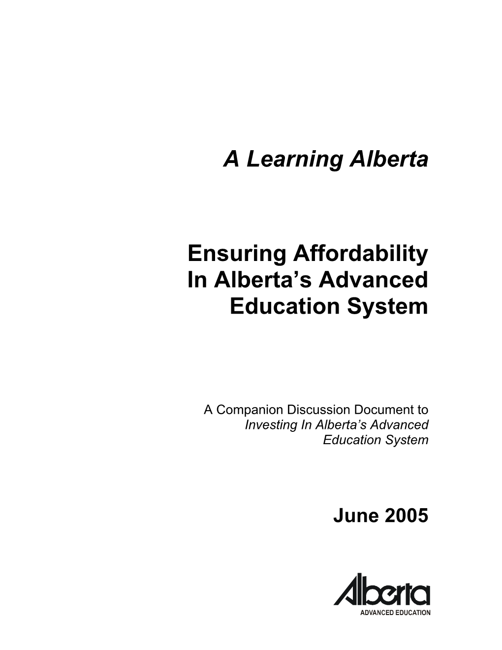 A Learning Alberta