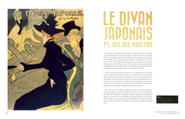 À L'époque Où Toulouse-Lautrec Produit La Majeure Partie De Son Œuvre, Dans La Dernière Décennie Du Siècle, La Vogue Du