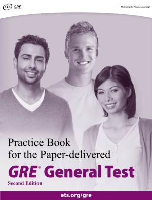 Practice Book for the PBT GRE General Test
