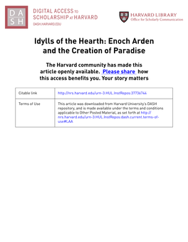 Enoch Arden and the Creation of Paradise
