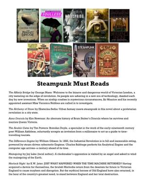 Steampunk Novels