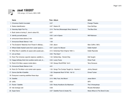 Zsat 150207 135 Songs, 4.3 Hours, 685.3 MB