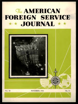 The Foreign Service Journal, November 1934