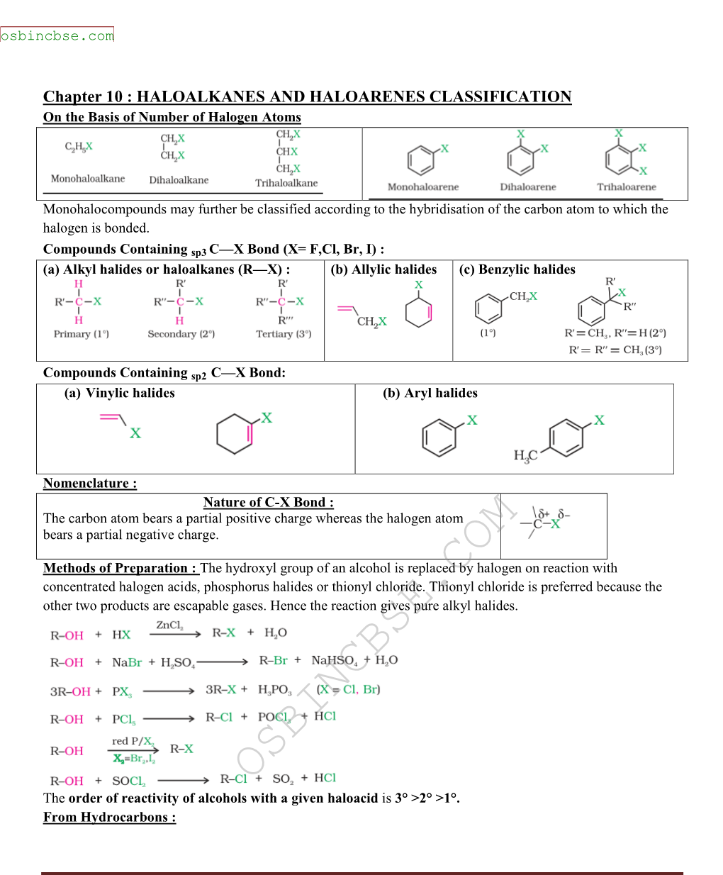 Organic Notes