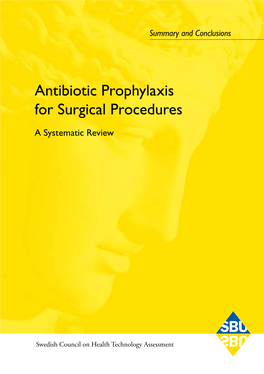 Antibiotic Prophylaxis for Surgical Procedures