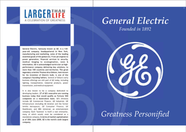 General Electric's