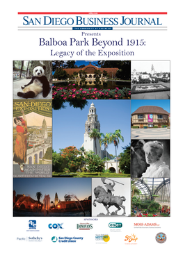 Balboa Park Beyond 1915: Legacy of the Exposition