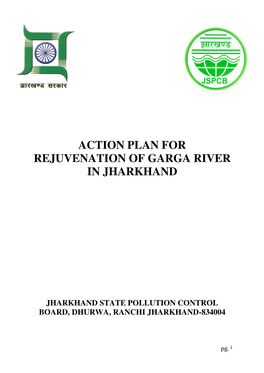 Action Plan for Rejuvenation of Garga River in Jharkhand