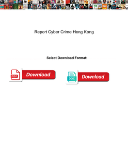 Report Cyber Crime Hong Kong