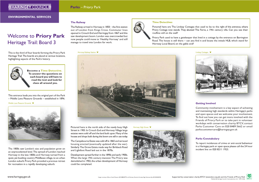 Priory Park Heritage Trail: Board 3