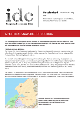 A Political Snapshot of Porirua