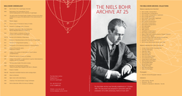 The Niels Bohr Archive at 25