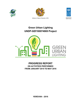 Green Urban Lighting UNDP-GEF/00074869 Project